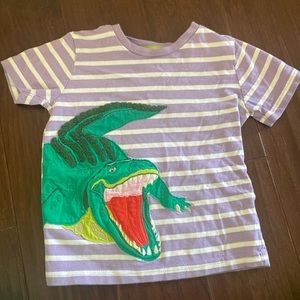 Mini Boden Appliqué Alligator Tee